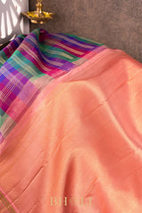 palum pazhamum handwoven kai koravi mulberry silk pure zari kanjivaram