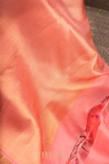 palum pazhamum handwoven kai koravi mulberry silk pure zari kanjivaram