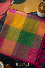PALUM PAZHAMUM pure silk orissa inspired motifs kanjivaram