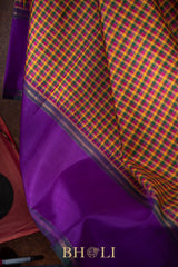 palum pazhamum thread work korvai kanjivaram silk