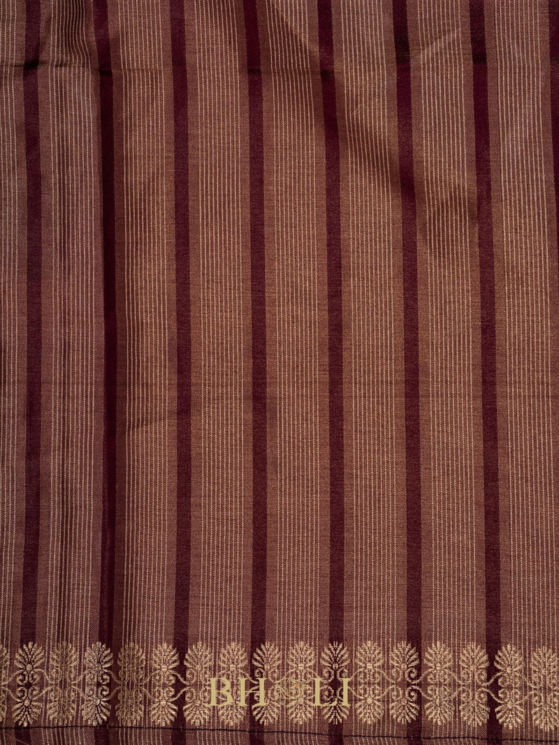 pure katan silk handwoven kaduwa border banarasi