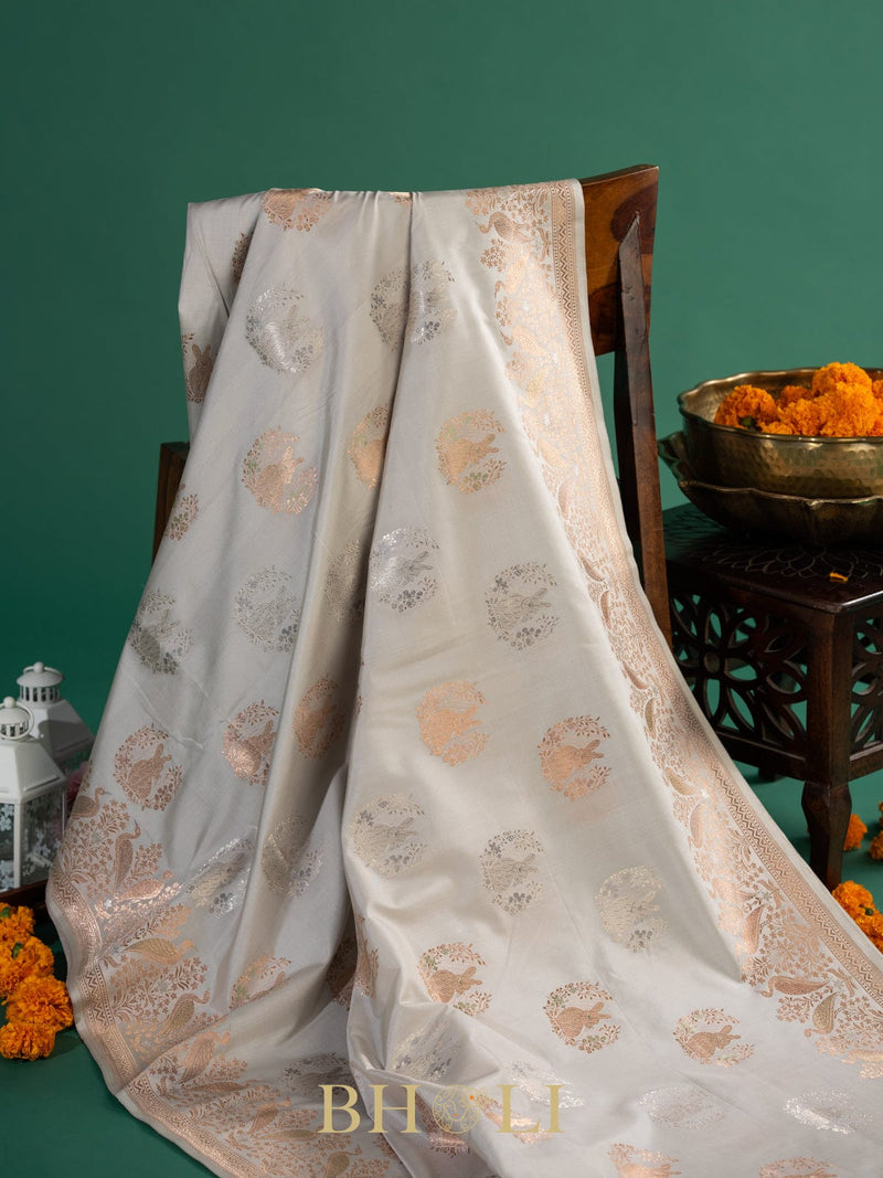 pure katan silk kaduwa buta banarasi