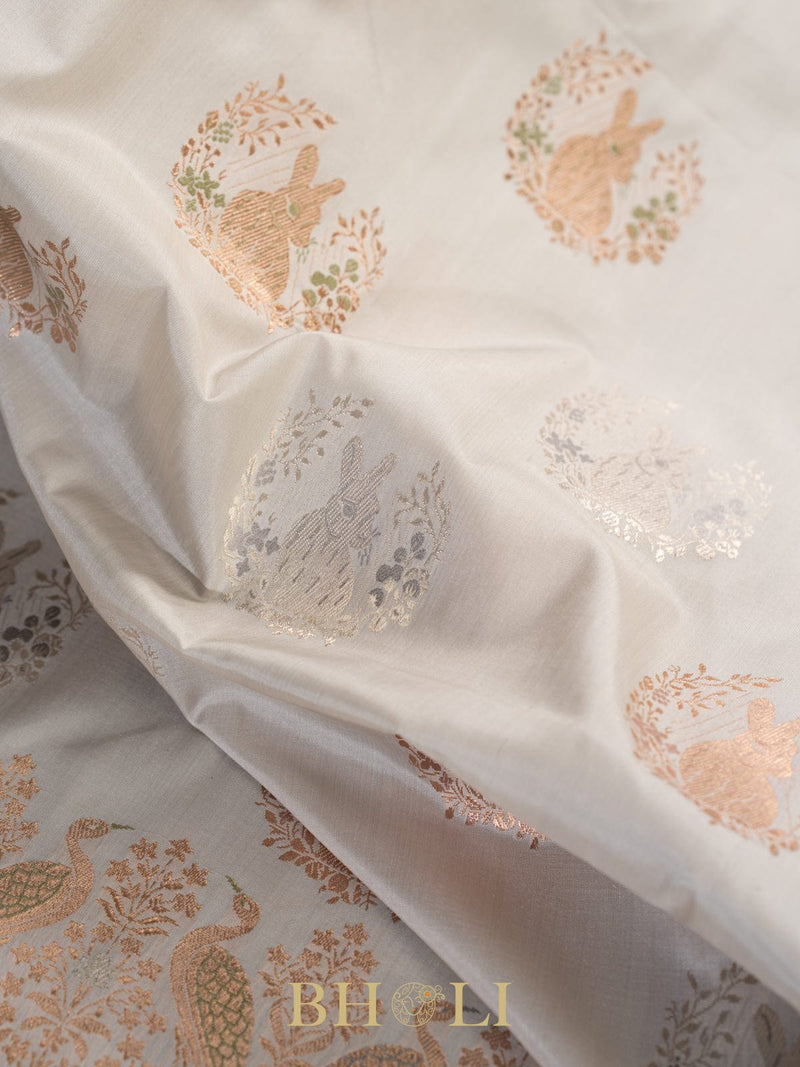 pure katan silk kaduwa buta banarasi