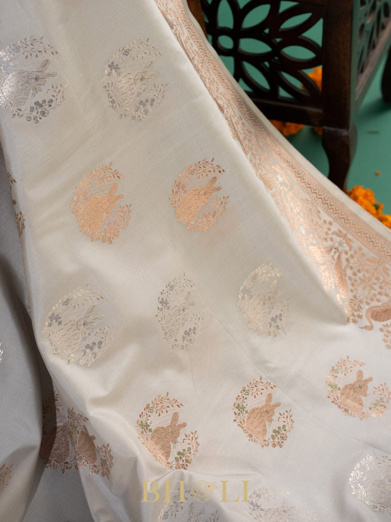 pure katan silk kaduwa buta banarasi