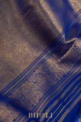 pure zari kai korvai checkered mulberry silk kanjivaram