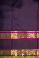 pure zari kai korvai mulberry silk vintage kanjivaram
