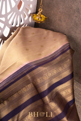 pure zari kai korvai mulberry silk vintage kanjivaram