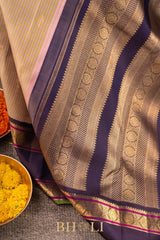 pure zari kai korvai mulberry silk vintage kanjivaram