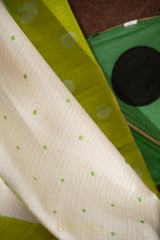 pure zari mulberry silk korvai kanjivaram