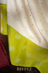 pure zari mulberry silk korvai kanjivaram