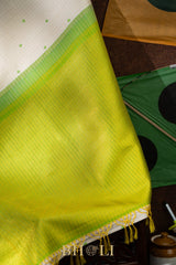 pure zari mulberry silk korvai kanjivaram