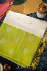 pure zari mulberry silk korvai kanjivaram