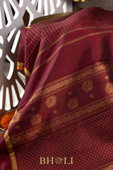 rettai pettu plus buta pure zari silk kanjivaram