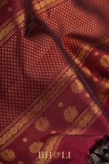 rettai pettu plus buta pure zari silk kanjivaram