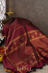 rettai pettu plus buta pure zari silk kanjivaram