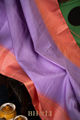 rettai pettu pure zari checkered korvai kanjivaram