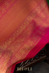 rettai pettu pure zari mulberry silk korvai kanjivaram