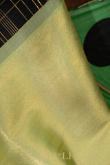 royal pure zari striped korvai kanjivaram