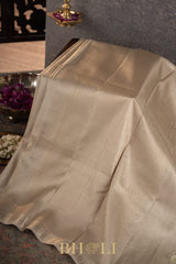 small rudraksh buta border pure zari mulberry silk kanjivaram
