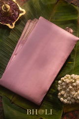 soft pink pure mulberry silk handwoven kanjivaram