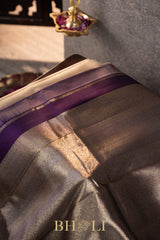 thazampoo reku etukol handwoven kai korvai silk kanjivaram