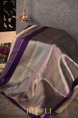 thazampoo reku etukol handwoven kai korvai silk kanjivaram