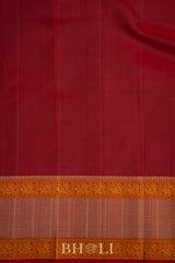 thread work pure mulberry silk korvai kanjivaram