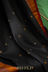 thread work pure mulberry silk korvai kanjivaram