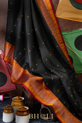 thread work pure mulberry silk korvai kanjivaram