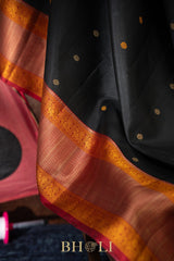 thread work pure mulberry silk korvai kanjivaram