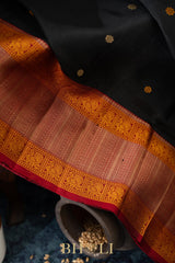 thread work pure mulberry silk korvai kanjivaram