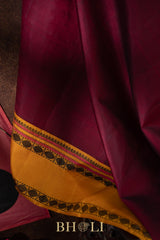 thread work pure mulberry silk korvai kanjivaram